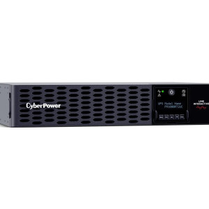 CyberPower PR1000RT2UCN Rack/Tower UPS, UL Rated, Rotatable LCD panel, 8× NEMA 5-15R, Expanded runtime